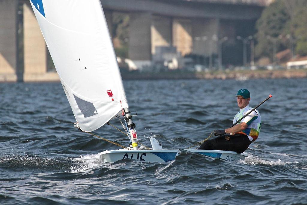 Tom Burton (AUS) Mens Laser - Race 3, Day 2 © Richard Gladwell www.photosport.co.nz